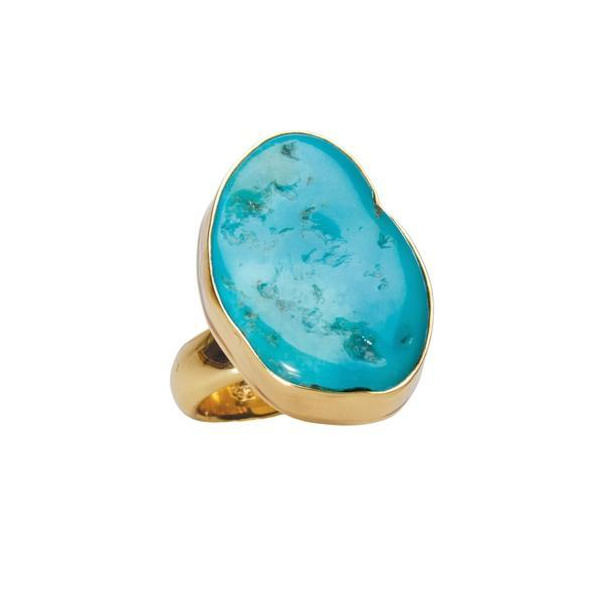 Alchemia Sleeping Beauty Turquoise Freeform Ring