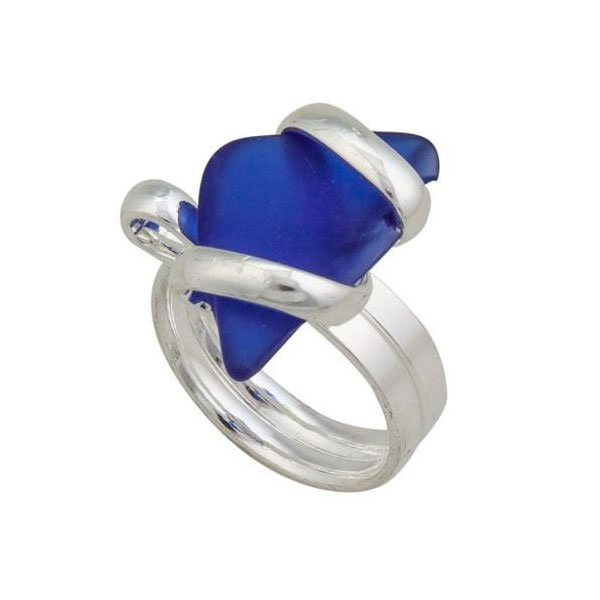 Sea Glass Adjustable Ring - Image 4