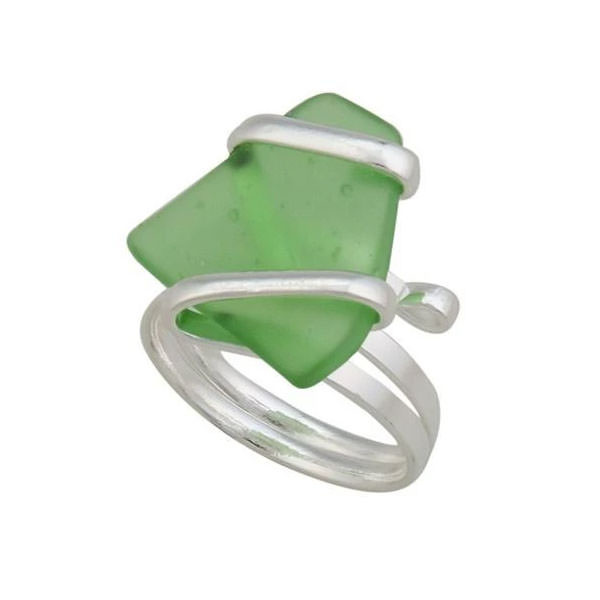 Sea Glass Adjustable Ring - Image 5