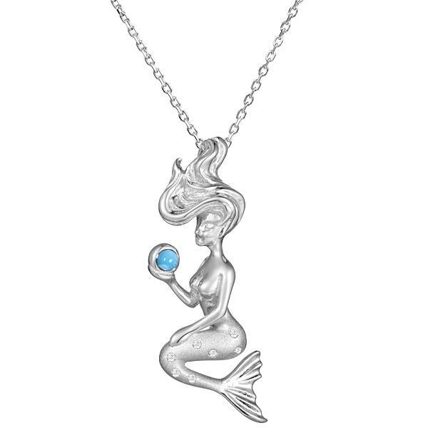 Larimar Mermaid Pendant