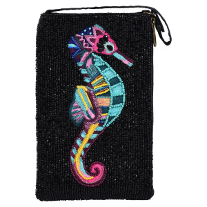 Bamboo Trading Company Club Bag Colorful Seahorse