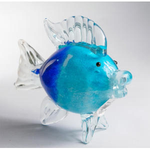 Glass Blue Fish