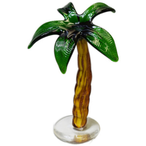 Glass Palm Tree 10"