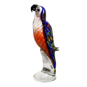 Glass Parrot 11"
