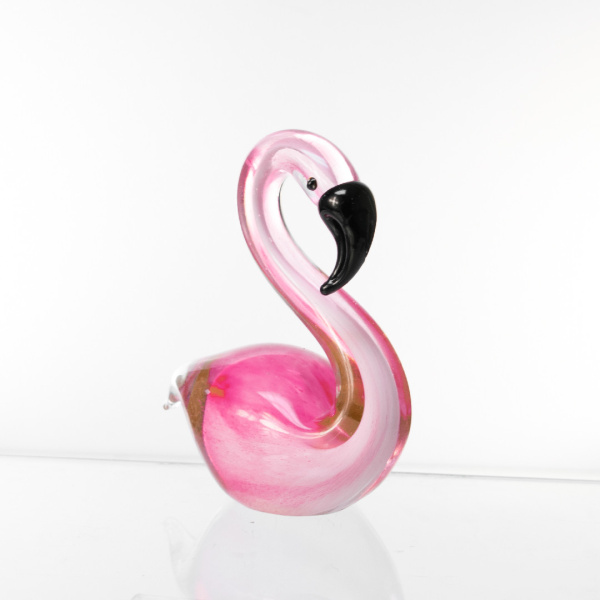 Glass Pink Flamingo 5″