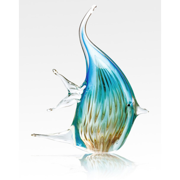 Glass Tropical Fish 9″