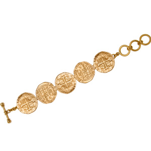 Alchemia Replica Treasure Coin Bracelet
