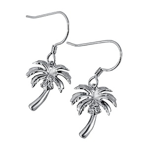 SS Palm Tree Earrings
