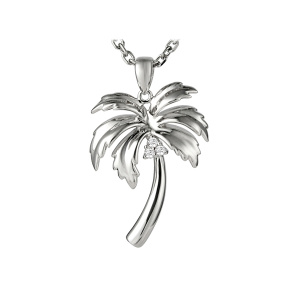 SS Palm Tree Pendant