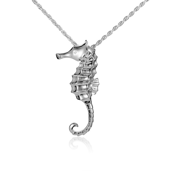 SS Seahorse Pendant