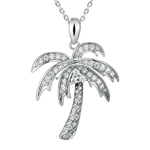 SS Palm Tree Pendant
