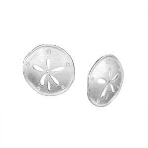 SS 925 Sand Dollar Earrings