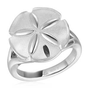 SS 925 Sand Dollar Ring