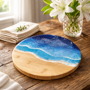 Round Lazy Susan Charcuterie Board