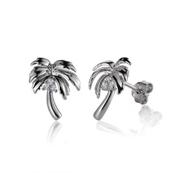 SS Palm Tree Earrings