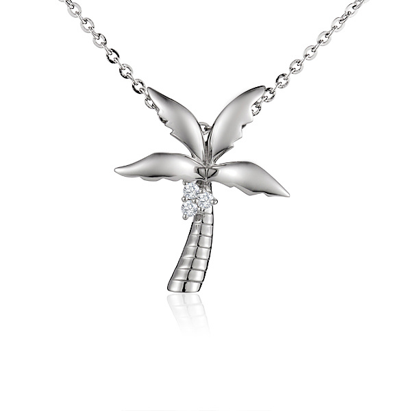 SS Palm Tree Pendant