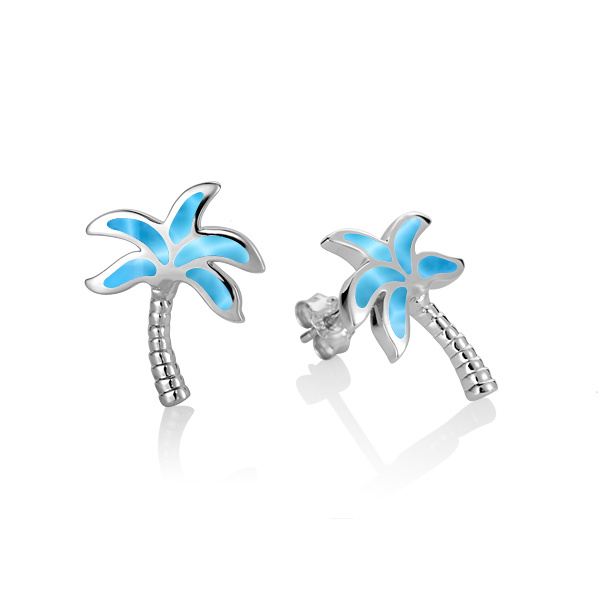 SS Palm Tree Earrings