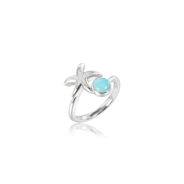 SS 925 Starfish Ring