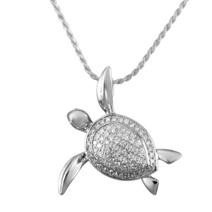 SS Turtle Pendant