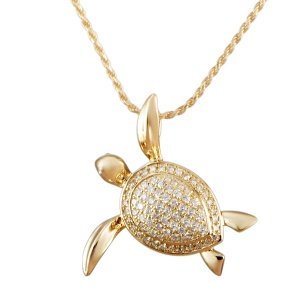 SS Turtle Pendant