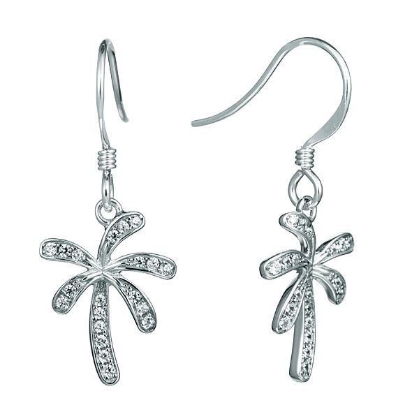 SS Palm Tree Earrings
