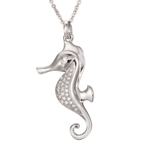 SS Seahorse Pendant