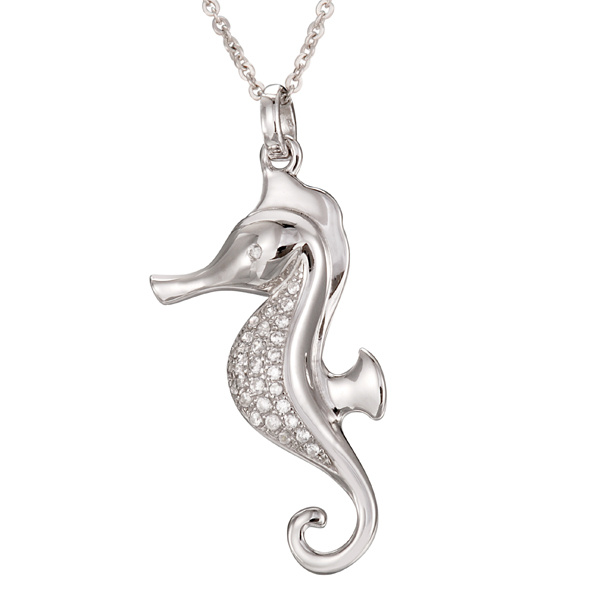 SS Seahorse Pendant