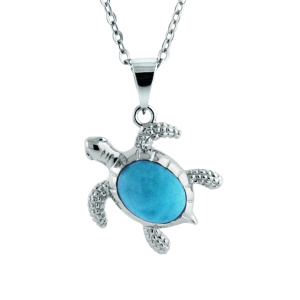 SS Turtle Pendant