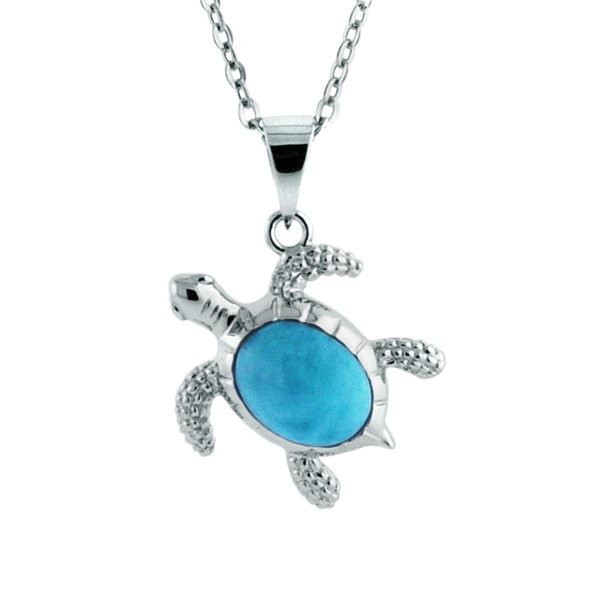 SS Turtle Pendant