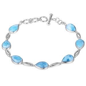 SS Tear Drop Bracelet