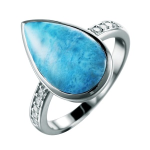 SS Larimar Ring