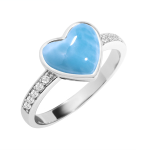 SS Larimar Ring