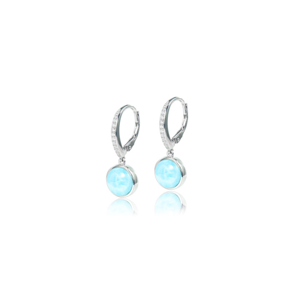 SS 925 Larimar Earrings