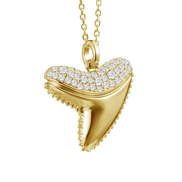 SS Shark Teeth Pendant