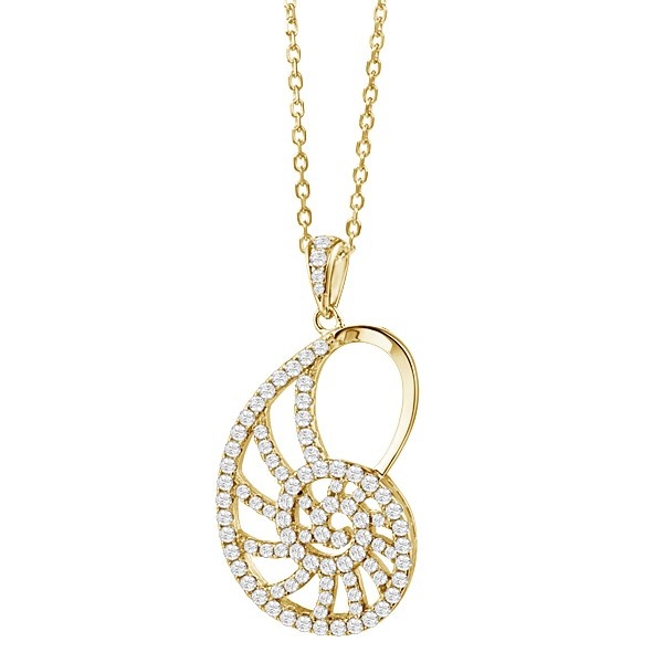SS Nautilus Shell Pendant