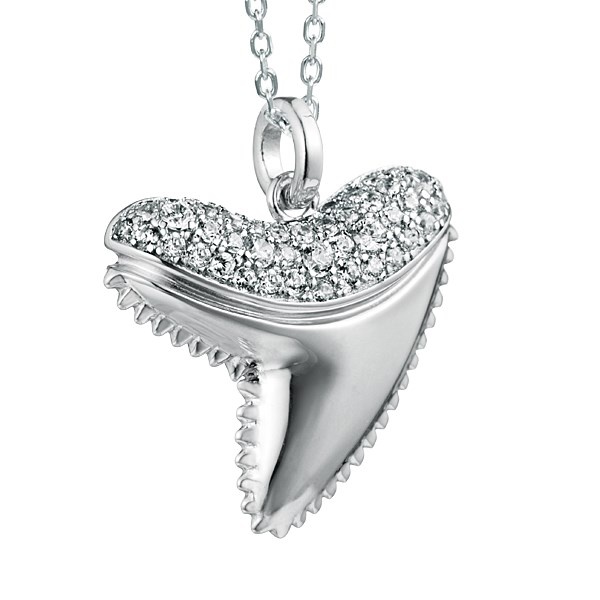 SS Shark Teeth Pendant