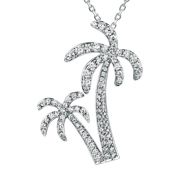 SS Palm Tree Pendant