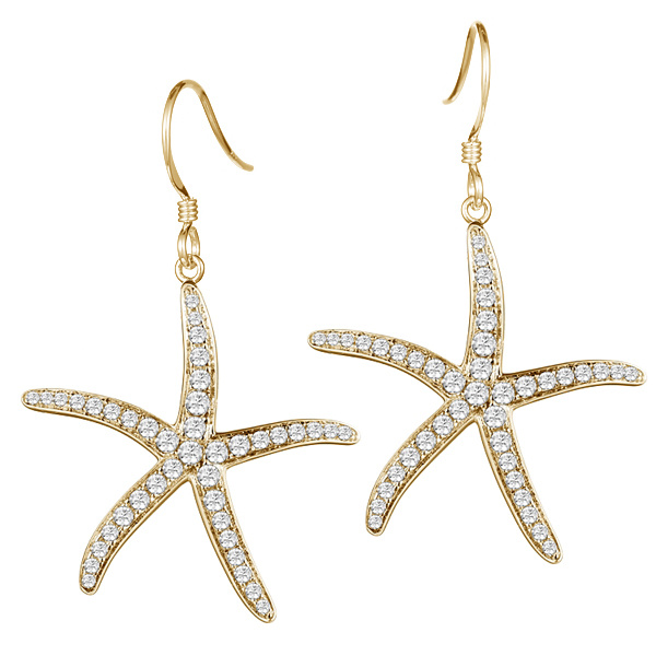 SS Starfish Earrings