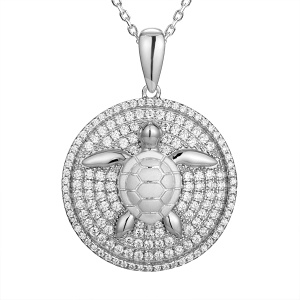 SS Turtle Pendant