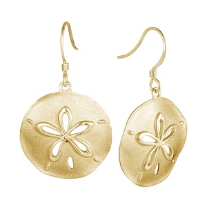 SS Sand Dollar Earrings