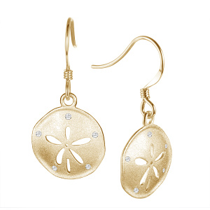 SS Sand Dollar Earrings