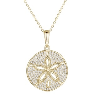 SS Sand Dollar Pendant
