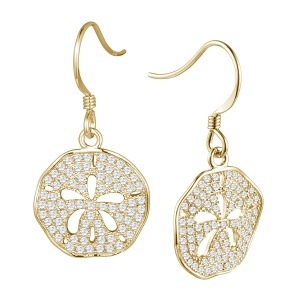 SS Sand Dollar Earrings