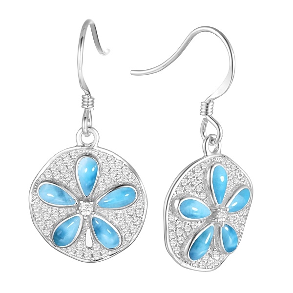SS Sand Dollar Earrings
