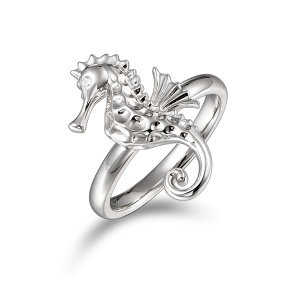SS Seahorse Ring