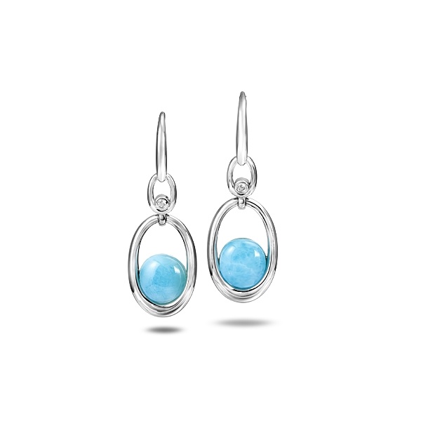 SS Larimar Earrings
