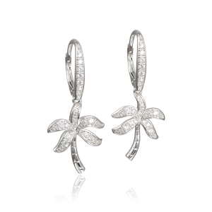 SS 925 Palm Tree Earrings