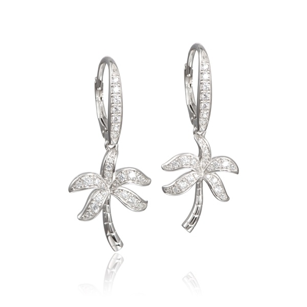 SS 925 Palm Tree Earrings