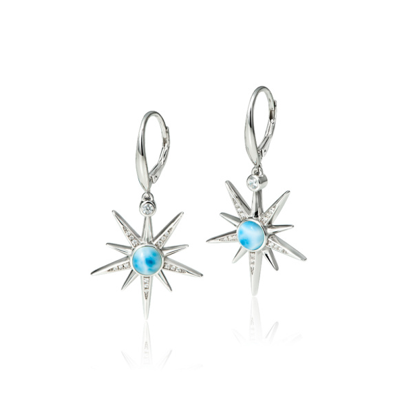 SS 925 Larimar Earrings
