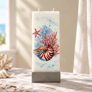 Flatyz Handcrafted Artisanal Candles - "Nautilus"